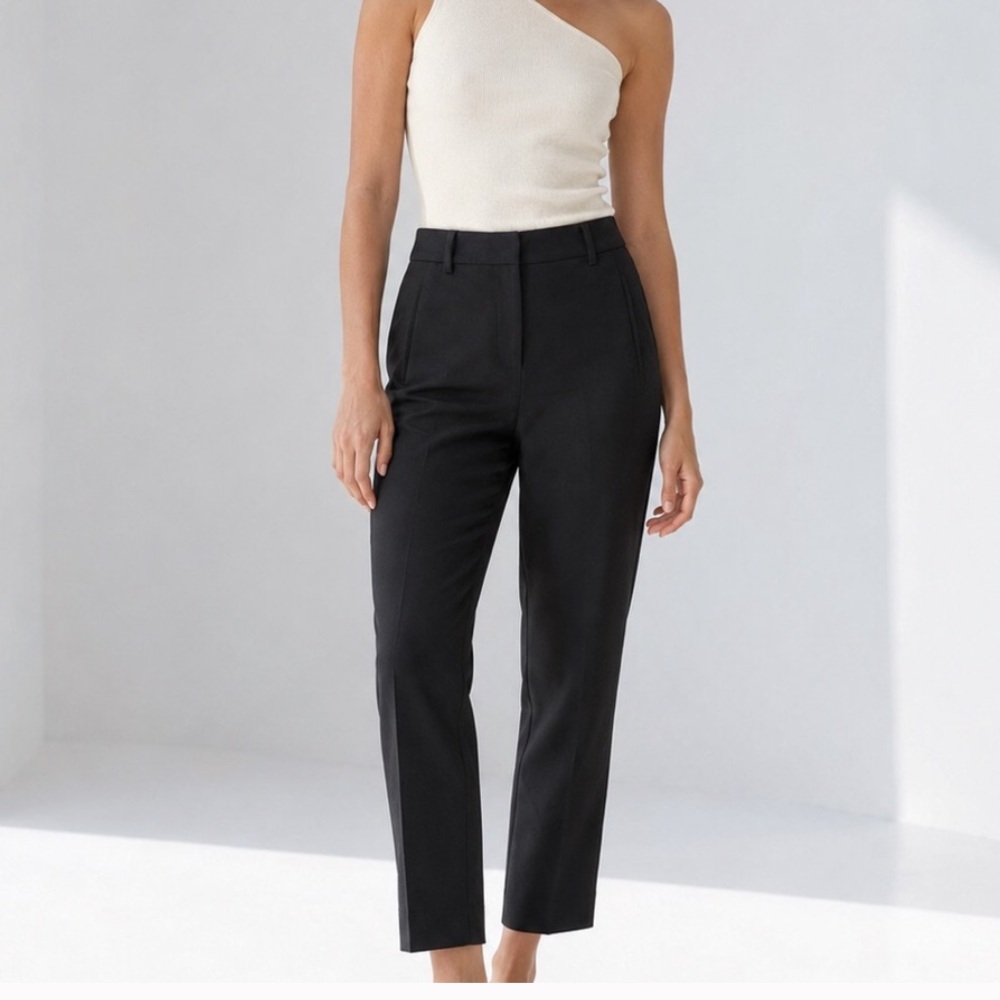 Wilfred By Aritzia Black Cropped Dress Pants